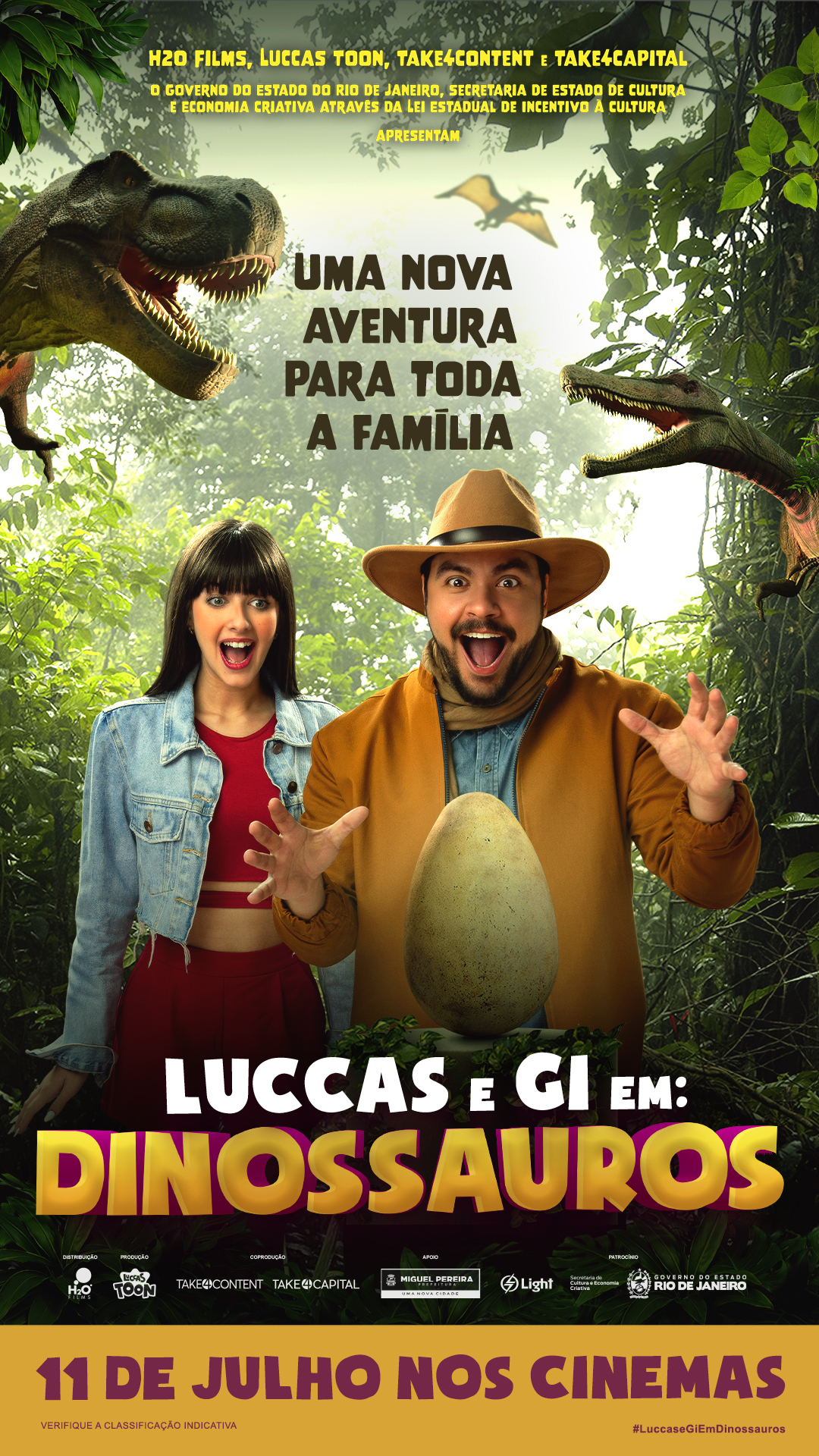 Luccas e Gi em: Dinossauros