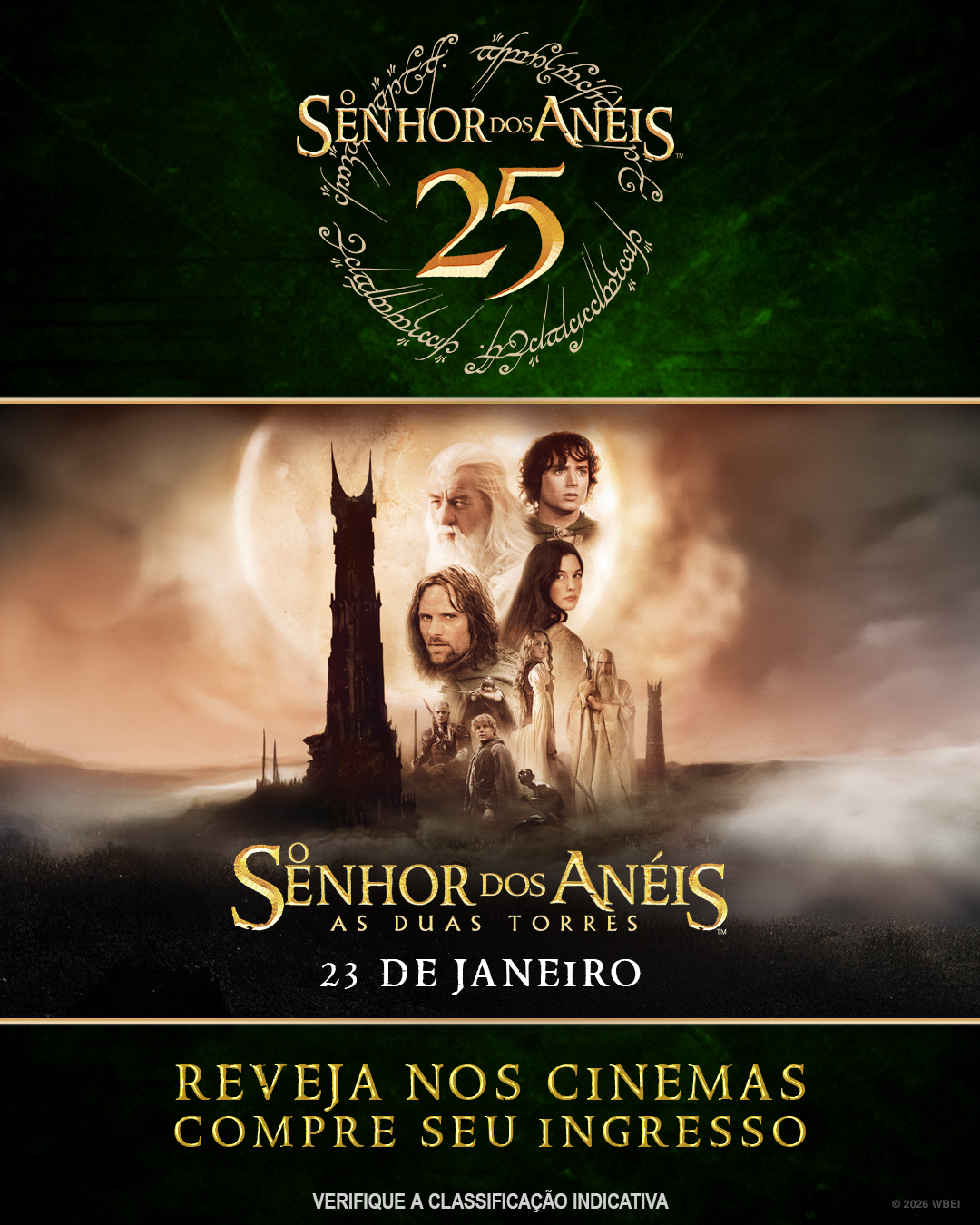 O Senhor Dos Anéis - As Duas Torres (25º Aniversário)